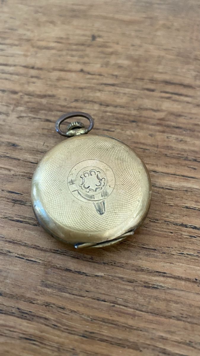 Orologi: Antike Taschenuhr Metall Doré – Difettoso da Zürich venduto da hulahup 2