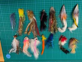 Predator Fliegenset für Hecht mit 14 Hechtfliegen Set Nr. 01