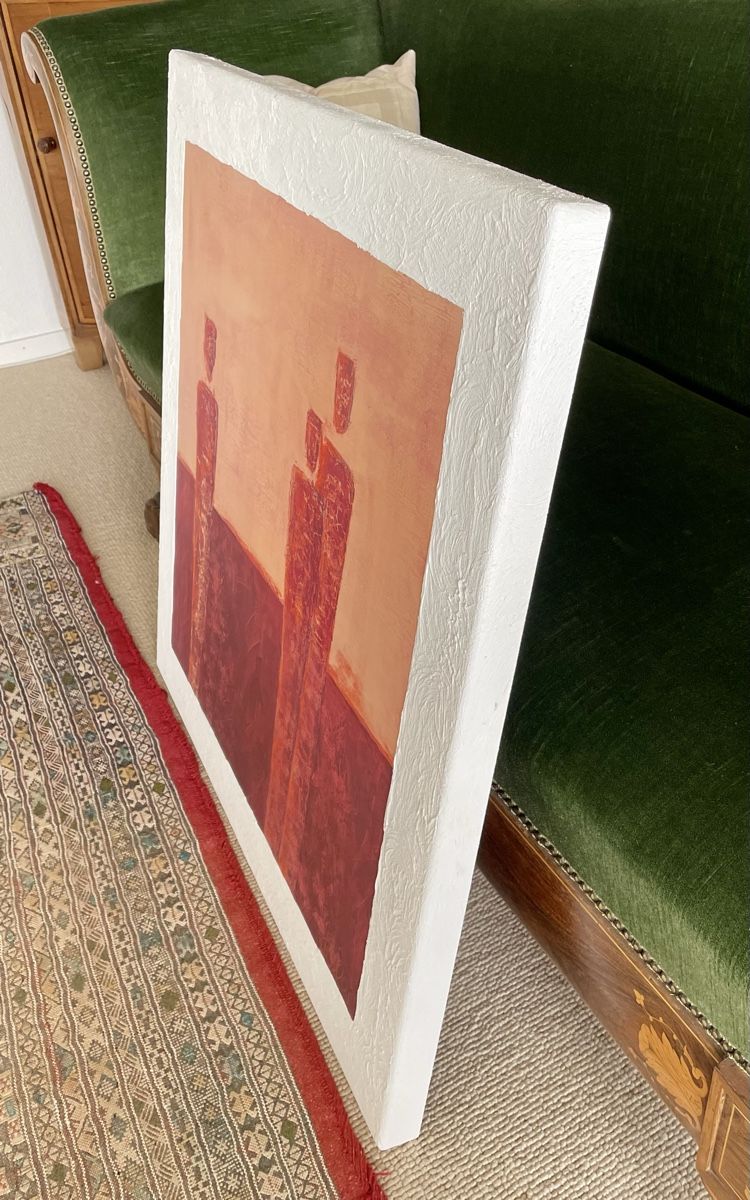 Gemälde: Abstract print from Ines Kollar on wooden frame – Gebraucht aus Küsnacht ZH von Zubli 2