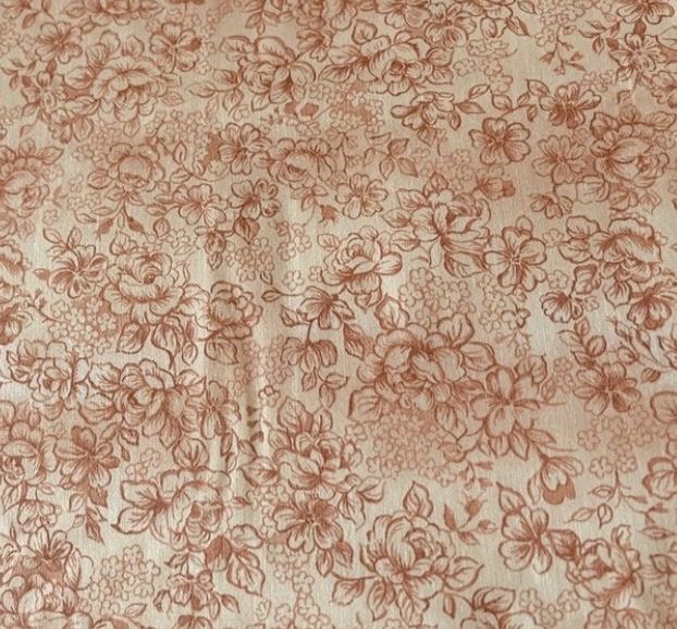 Tessuti: Patchworkstoff Rosen altrosa Ton in Ton – Nuovo (secondo la descrizione) da Seuzach venduto da KreativmitStoff 1