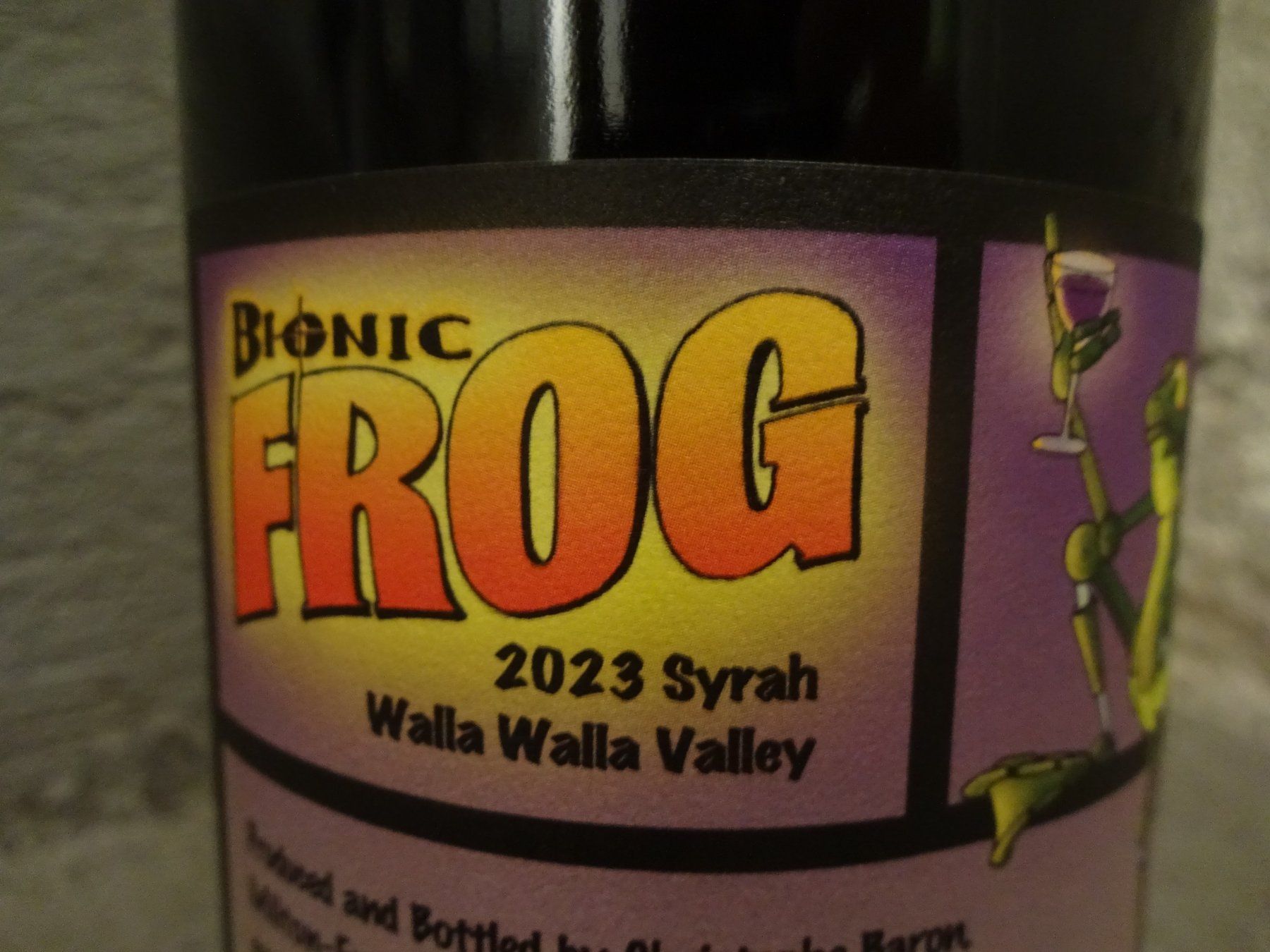 Wein: Cayuse  -  Bionic Frog -  2023 – Neu (gemäss Beschreibung) aus Cham von mktreasure 1