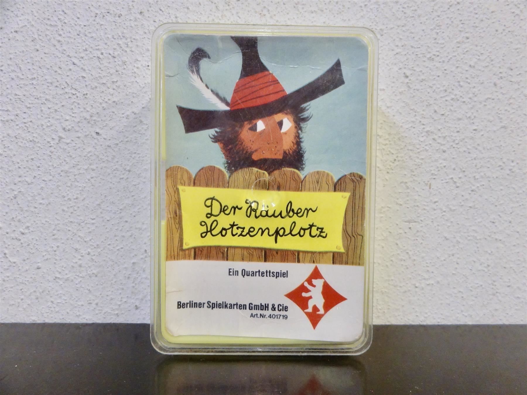 Spiele: altes Quartett RÄUBER HOTZENPLOTZ 1962 – Gebraucht aus Kerzers von wisaundso