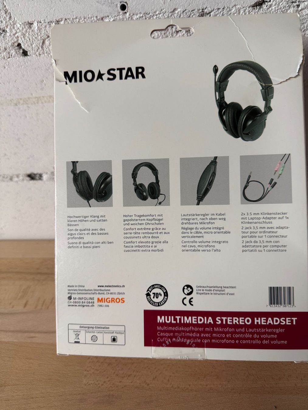 Cuffie: Mio Star Multimedia Stereo Headset – Nuovo e nell'imballaggio originale da Studen BE venduto da jwanko 3