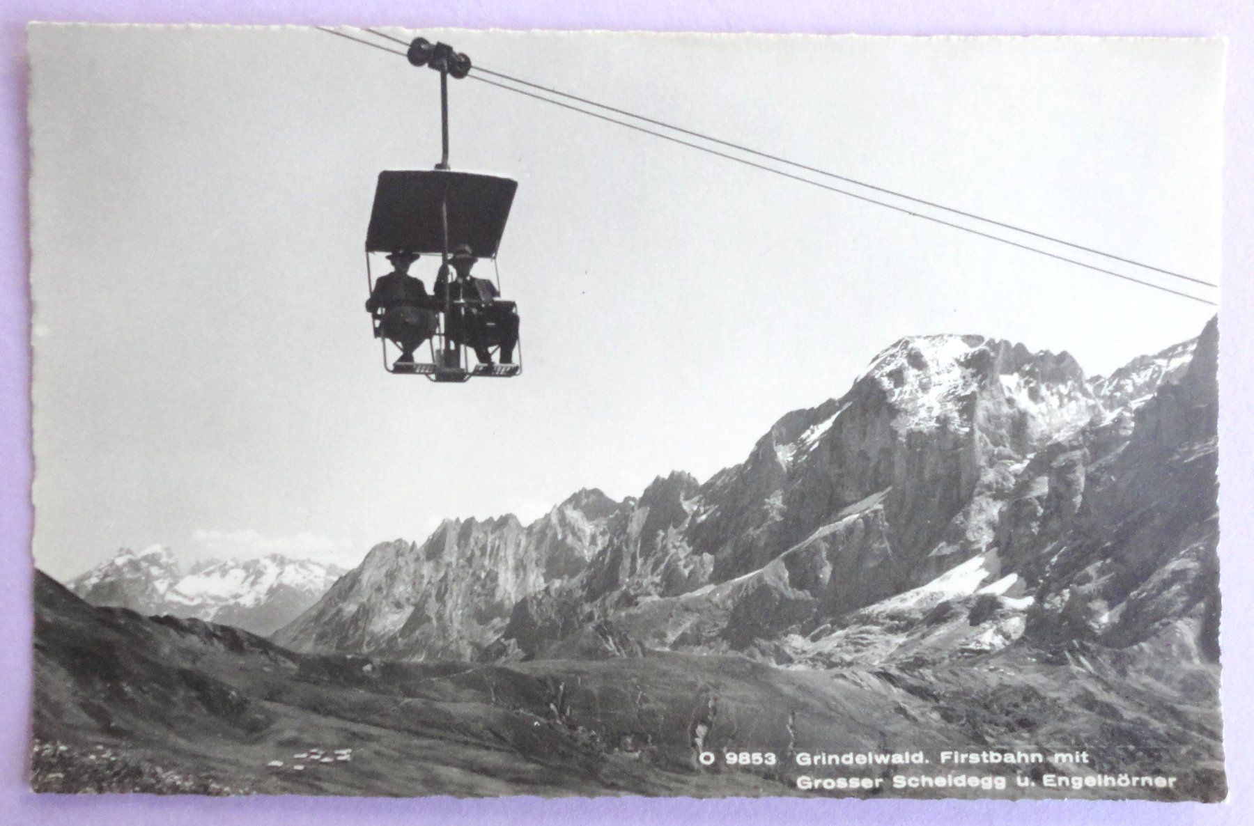 Cartoline postali: Grindelwald, Firstbahn mit Grosser Scheidegg – Usato da Fétigny venduto da Billy2miny
