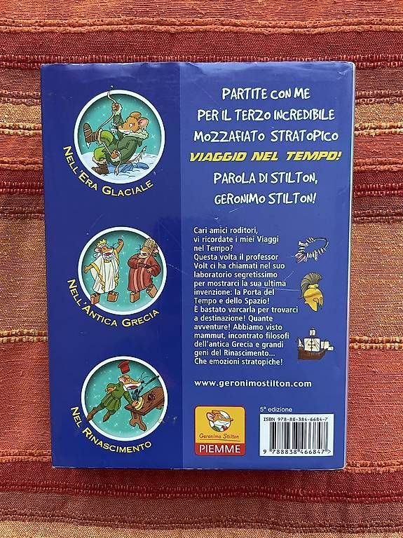 Bücher: Viaggio nel tempo 3 - Geronimo Stilton – Gebraucht aus Giebenach von Flaz78 1