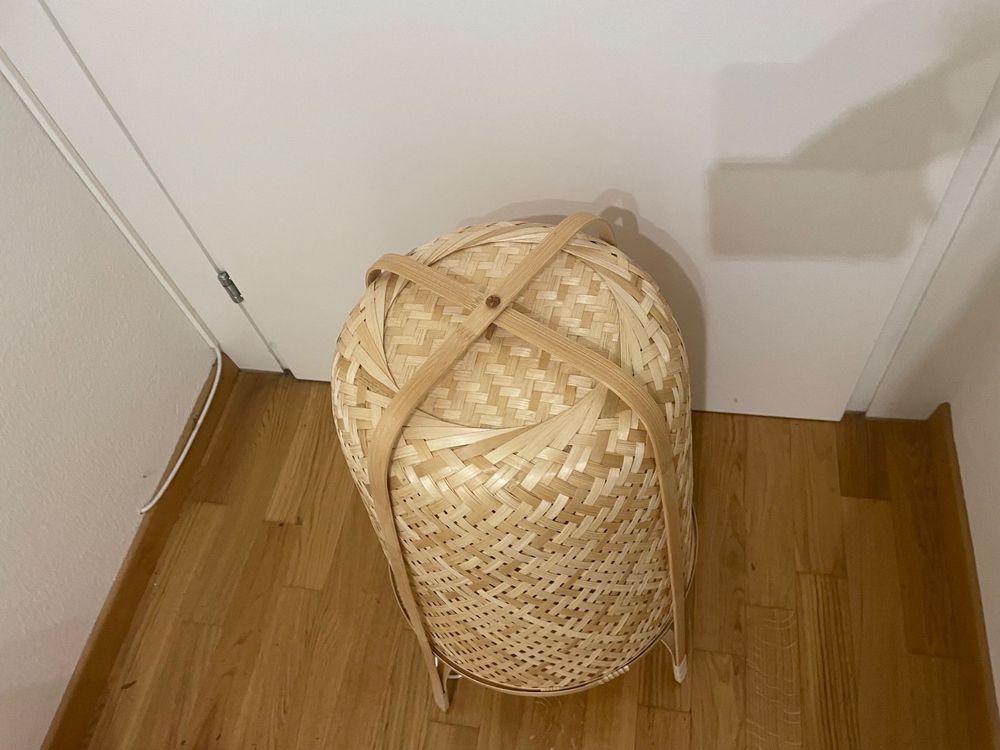 ikea knixhult stehlampe aus bambus Kaufen auf Ricardo