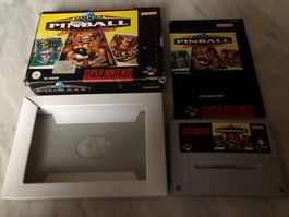 SUPER PINBALL BEHIND THE MASK SPIEL FÜR SUPERNINTENDO