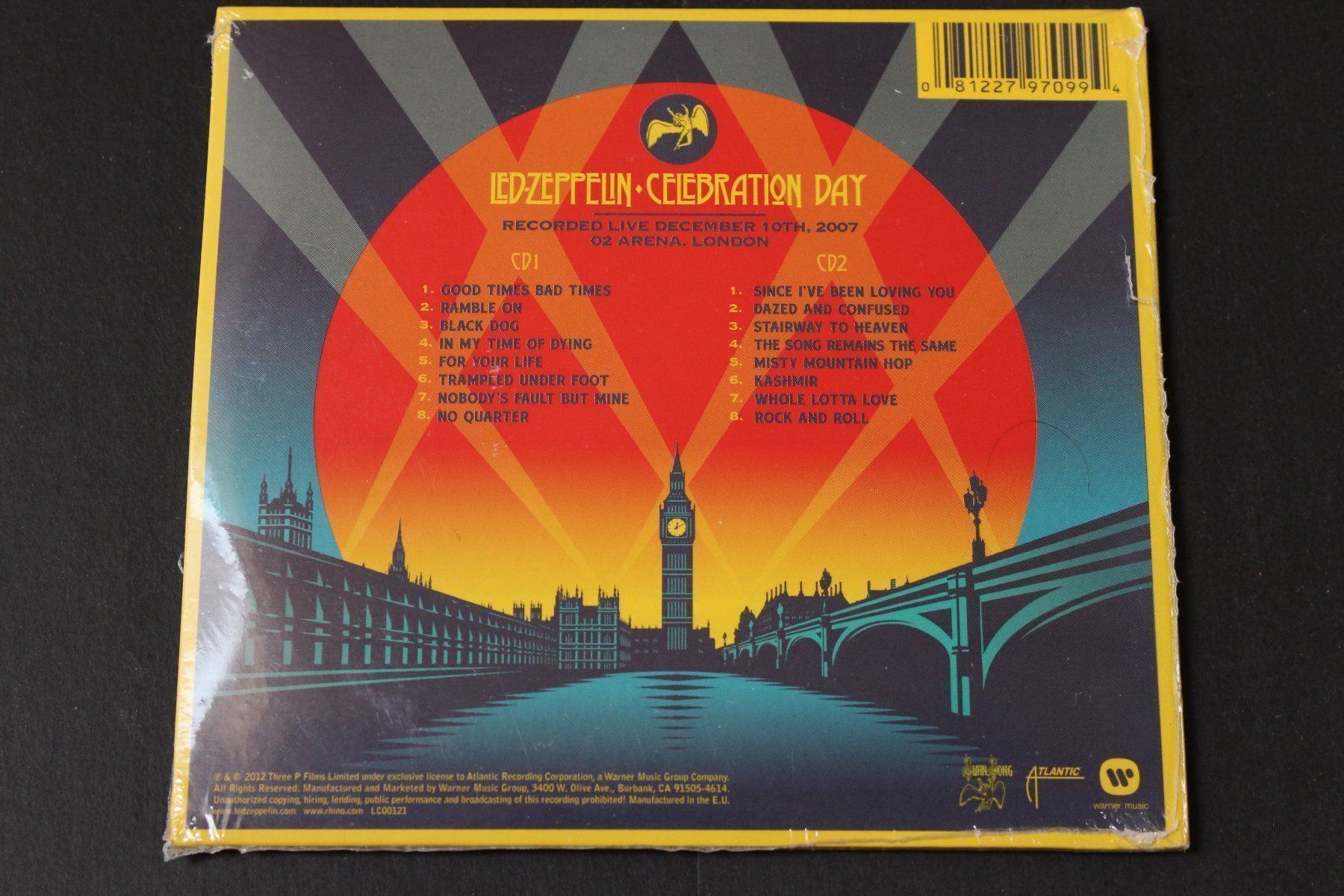 CD: LED ZEPPELIN - CELEBRATION DAY 2CD OVP!! – Nuovo e nell'imballaggio originale da Tübach venduto da JamesStone 2