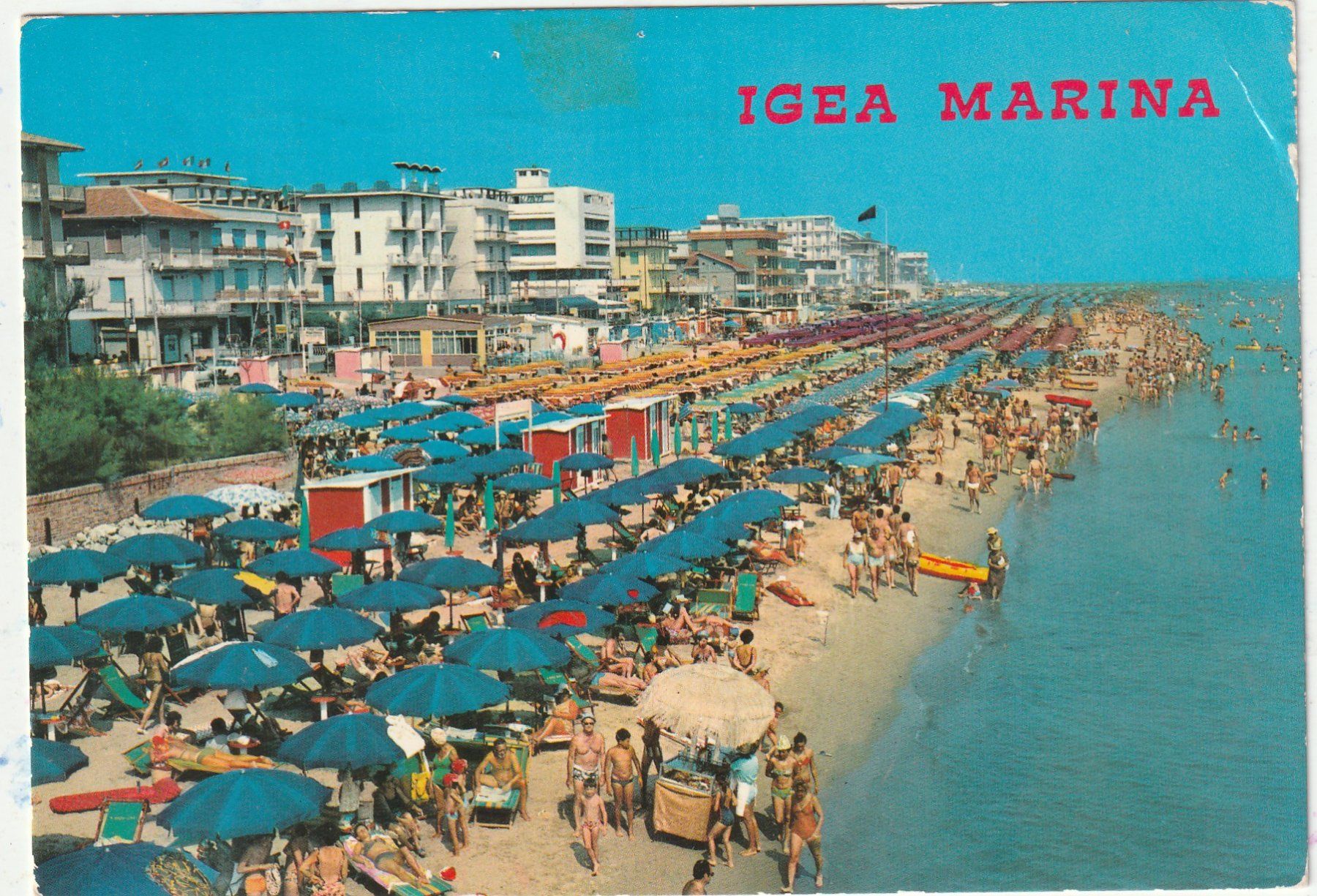 Cartes postales: Meeresstrandbad Igea Marina – D'occasion à Lumbrein par made02