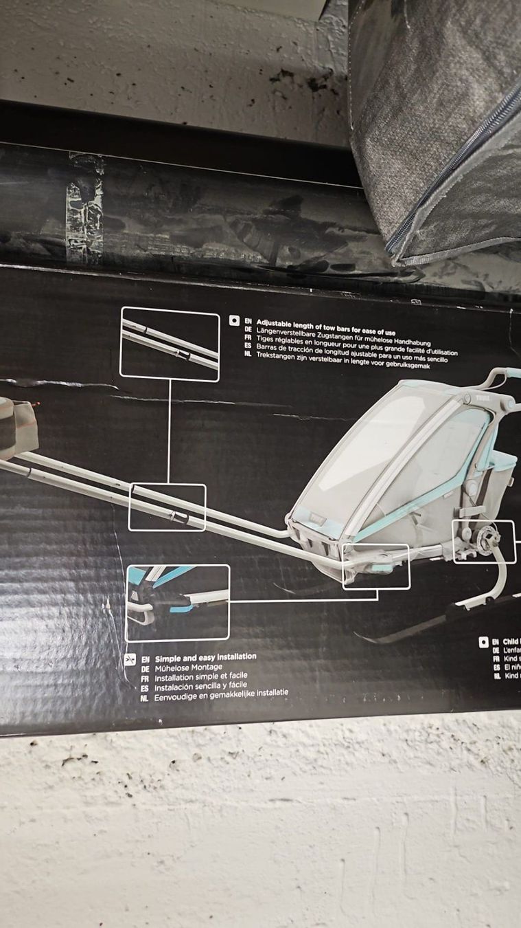Thule Rimorchi: Thule Chariot Cross Country Skiing Kit – Nuovo e nell'imballaggio originale da Ostermundigen venduto da val_dxb6