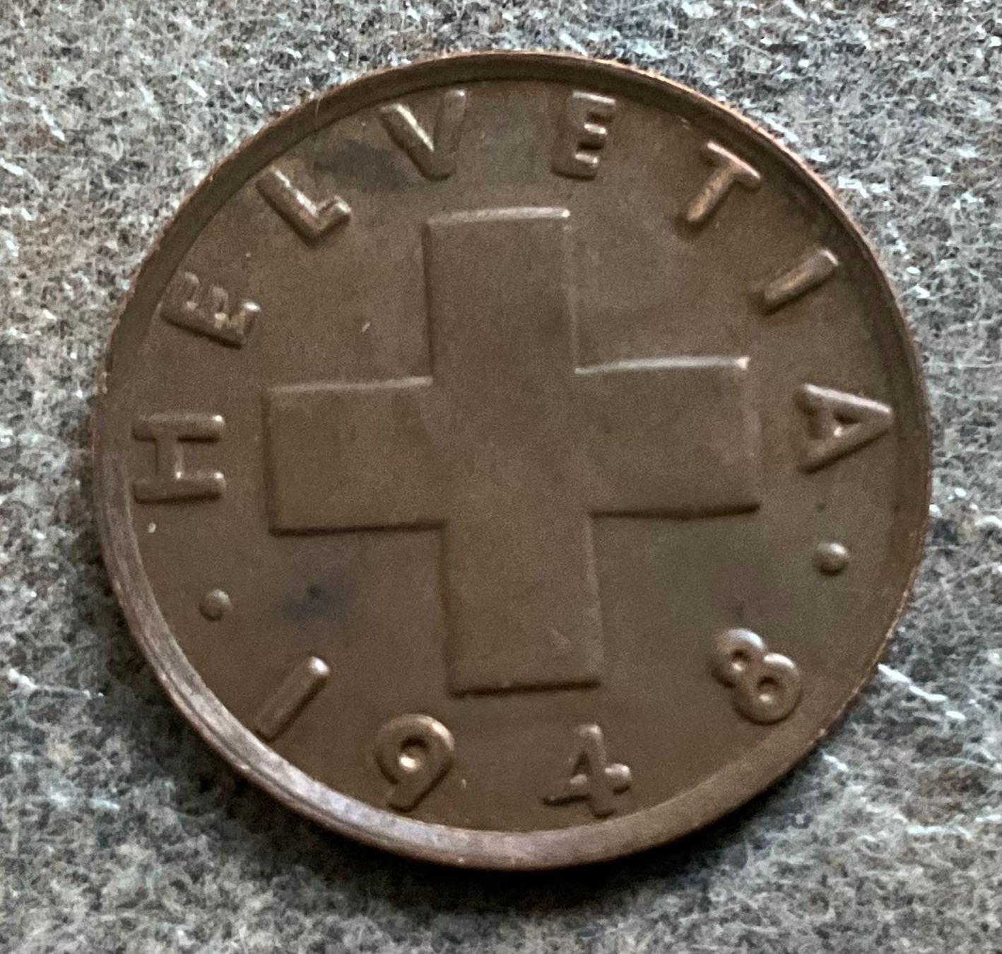 Toutes les monnaies: 2 Rappen Schweiz 1948 – D'occasion à Basel par elster1986