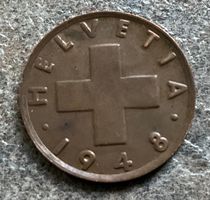 2 Rappen Schweiz 1948