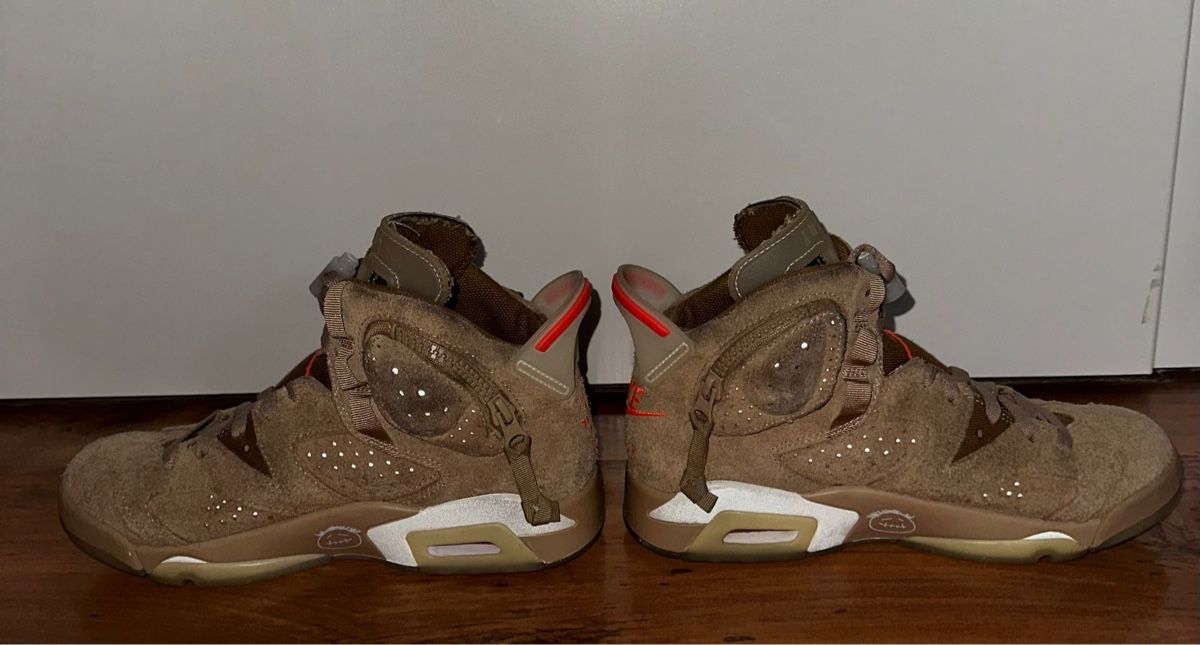 Jordan Scarpe da uomo: Jordan 6 retro Travis Scott Kaki brown – Usato da Büetigen venduto da ras_5bvt