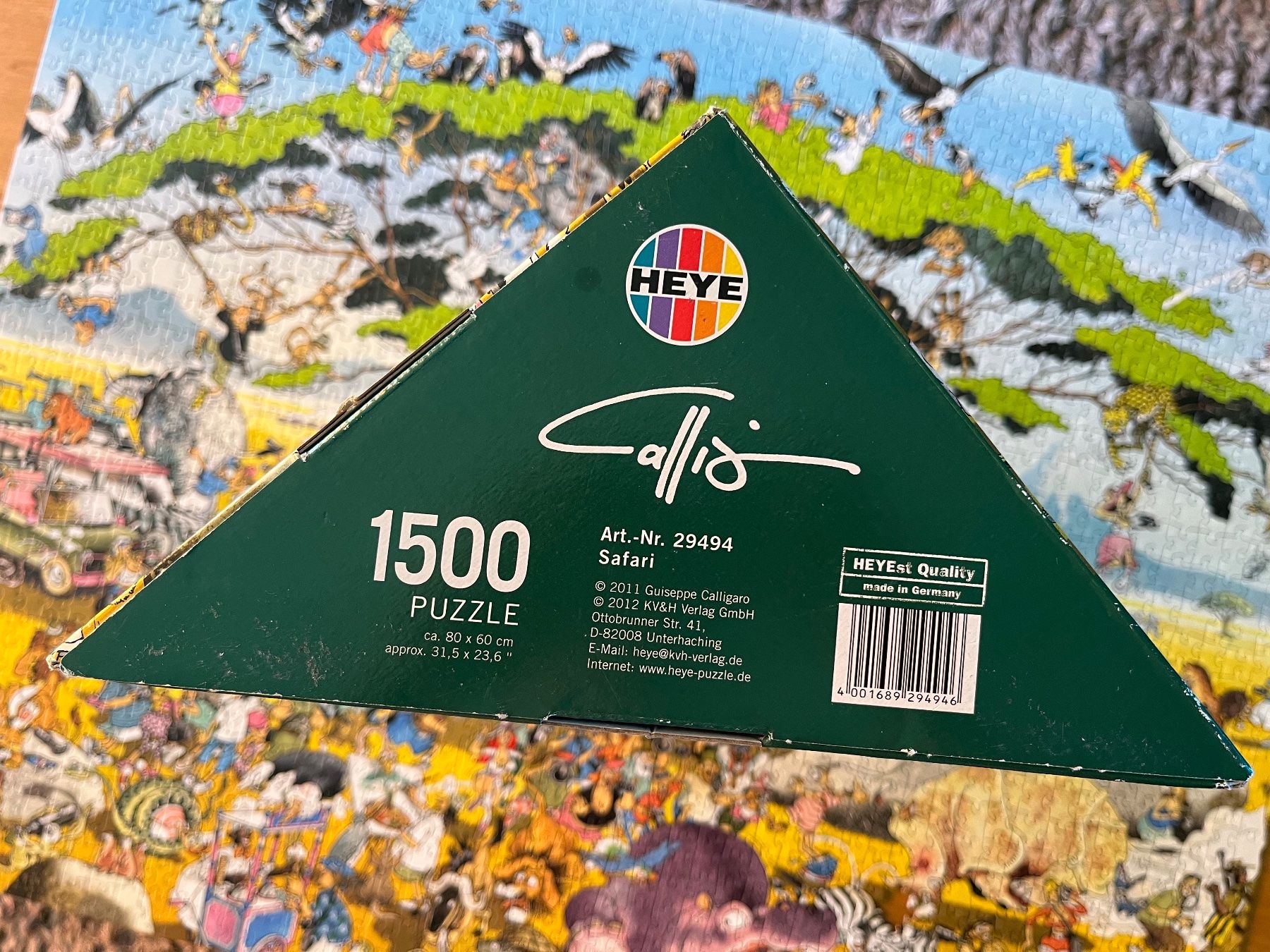 Heye Puzzles: Heye Puzzle - Safari - Giuseppe Calligaro – Gebraucht aus Zürich von Gurkis 2