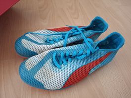 Puma evoSPEED Star v4 /  Grösse 40 Weiss/Blau/Rot