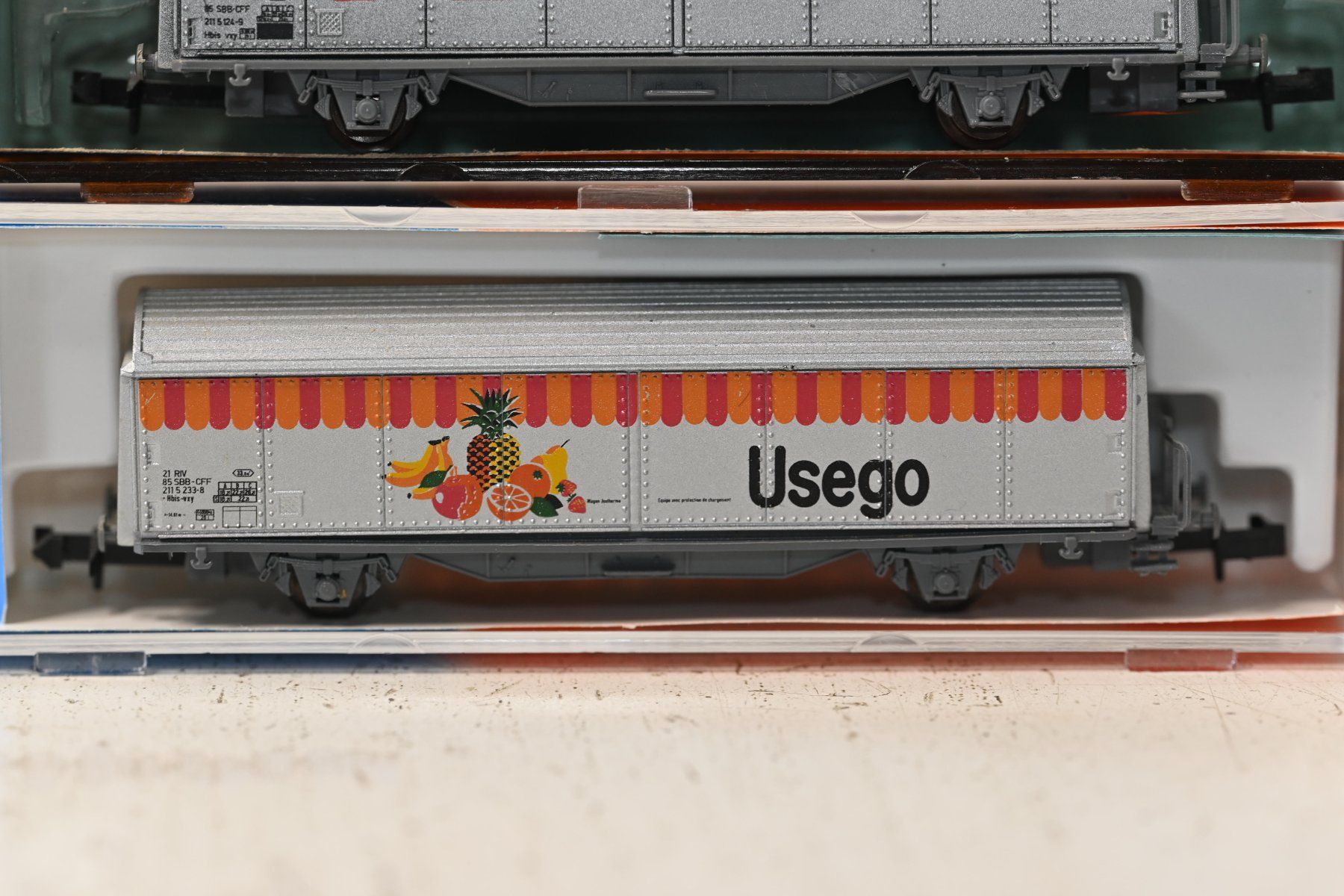 Roco Modellini di ferrovie: Hbis Roco Spur N  Denner Usego mit OVP – Usato da Laupen ZH venduto da Zmoewe 1