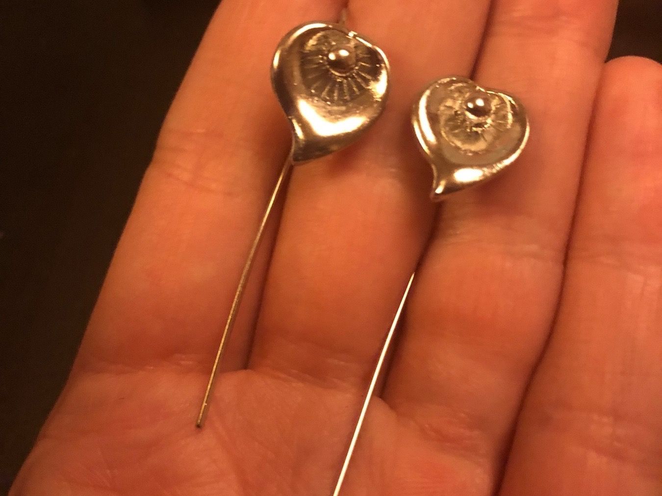 Ohrringe & -stecker: Ohrringe mit Calla / Nr157 – Neu (gemäss Beschreibung) aus Gams von Mariawicca 3