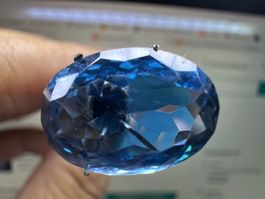 Natürlicher Blautopas – 11 ct – 16 x 11 mm