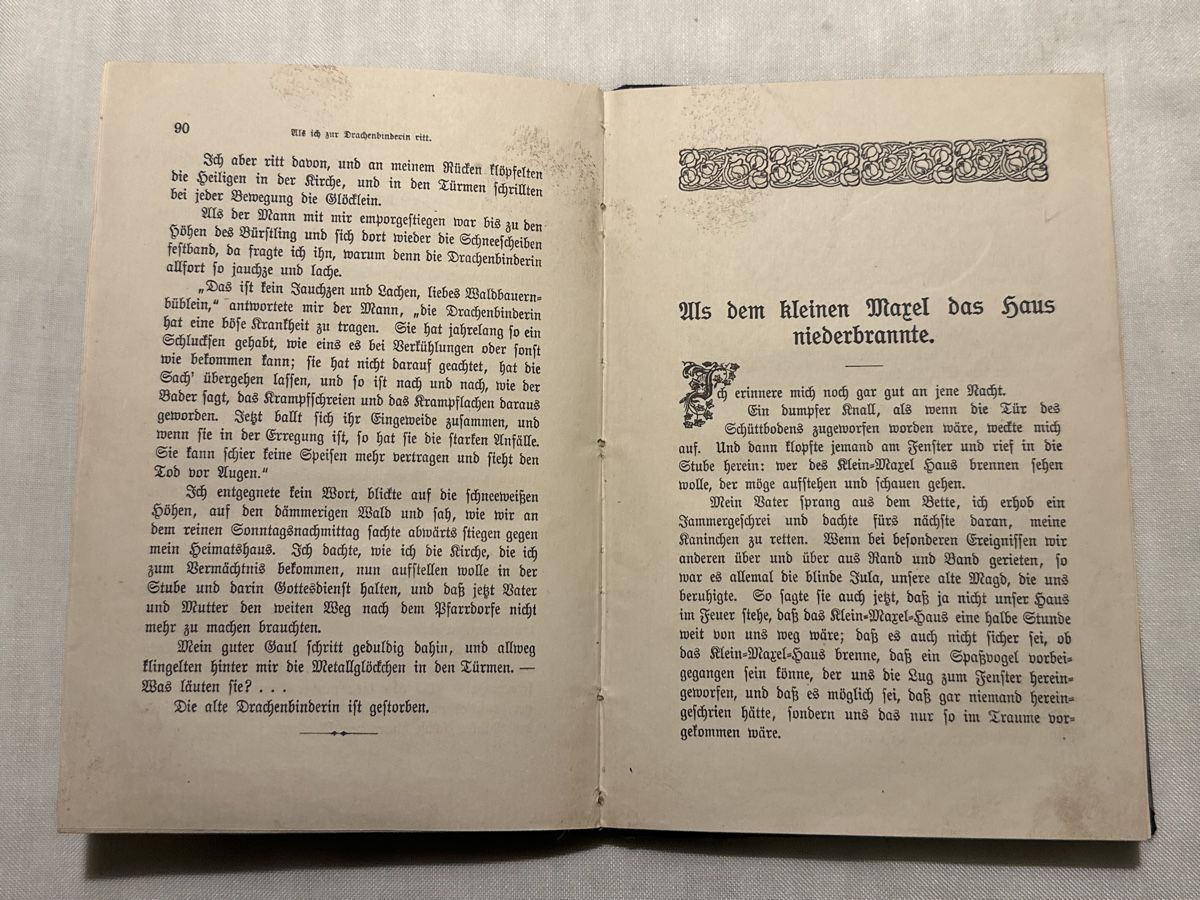 Libri: Antikes Buch "Als ich noch der Waldbaurnbub war" 1911 – Usato da Zürich venduto da Chaeffeler 4