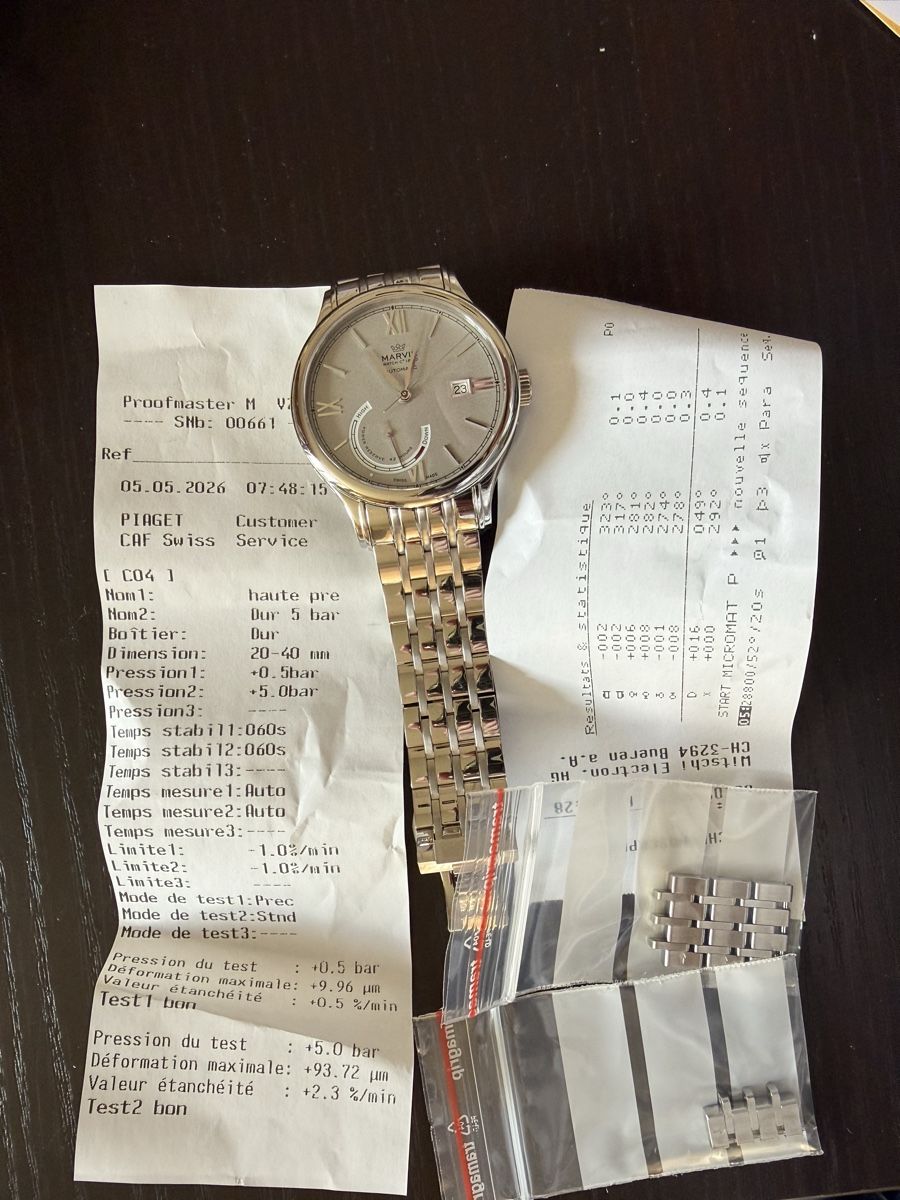 Marvin Orologi: Montre Marvin automatic réserve de marche / ETA 2897 – Usato da Fleurier venduto da Docteur.Bob69 9