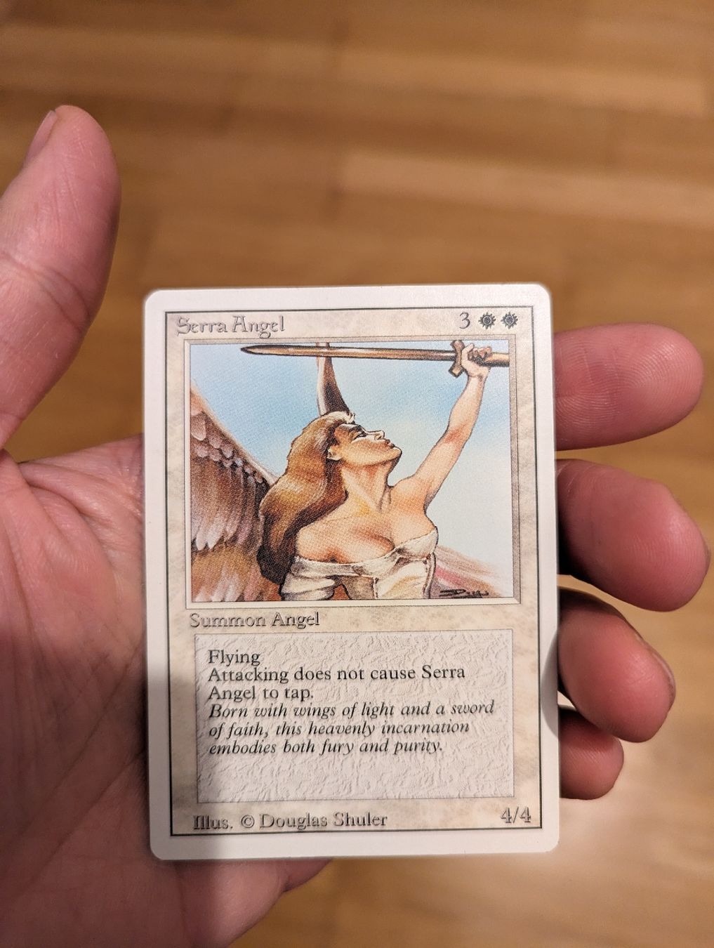 Magic The Gathering Cartes à collectionner: Serra Angel Revised MTG 1994 – D'occasion à Schattdorf par Fabian500