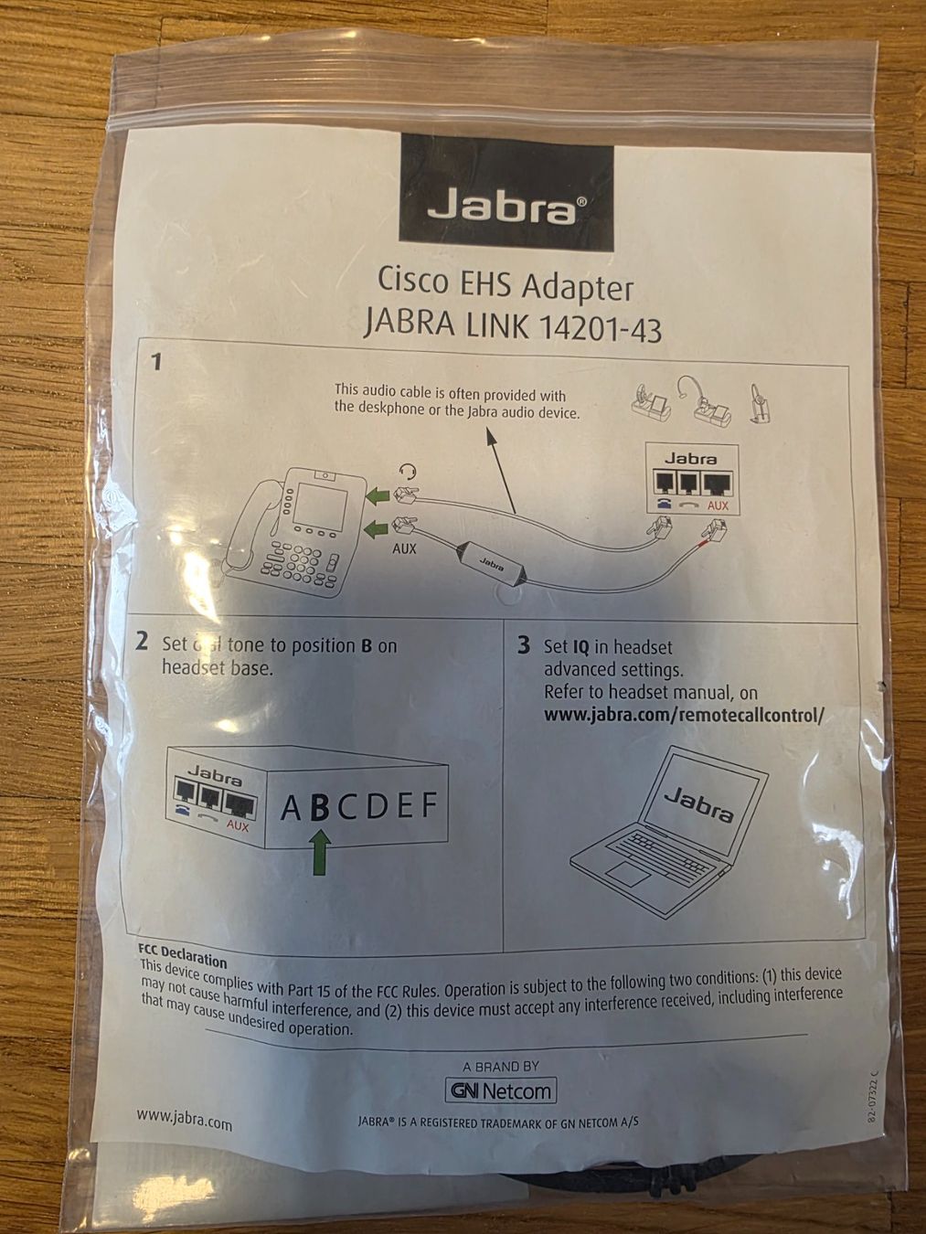 Jabra Unità & Adattatore: Jabra 14201-43, Cisco EHS Adapter – Usato da Cham venduto da swiss_teufen 1