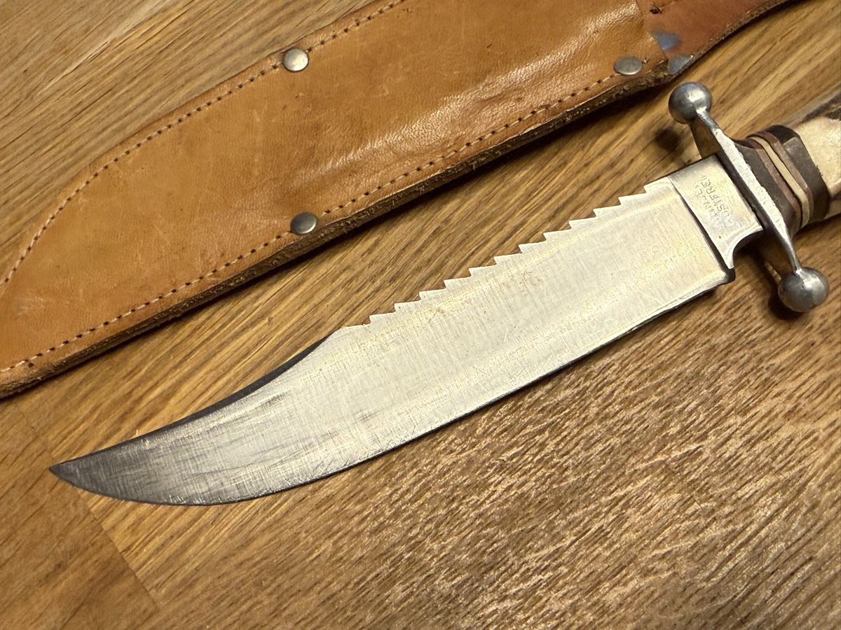 Solingen Accessori: Antikes Jagdmesser Jägermesser Messer – Usato da Goldach venduto da Messerguru 5