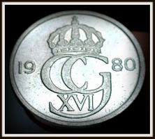 SCHWEDEN 50 ÖRE 1980