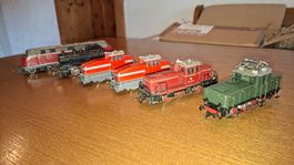 H0 6 Märklin Loks lot. Lok Fahren.