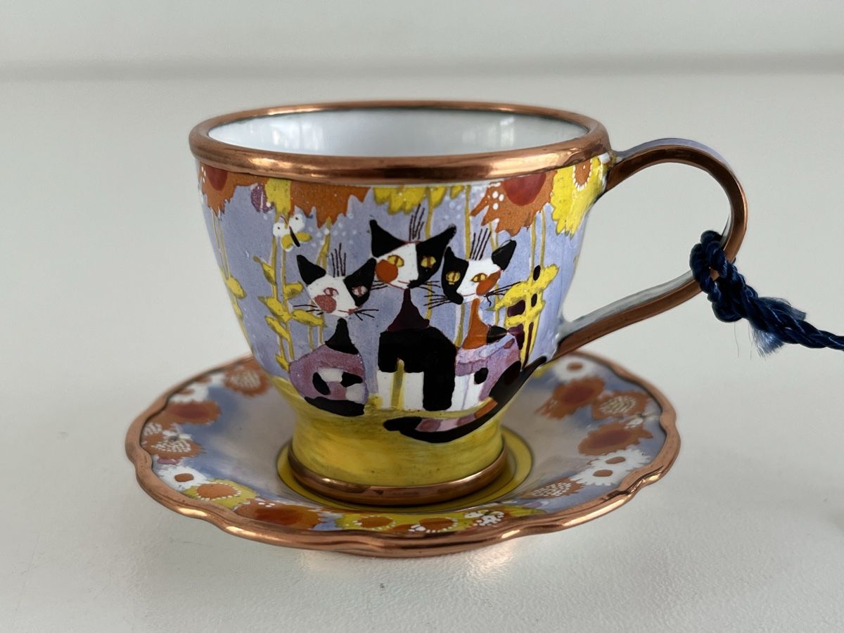 Toutes les décorations: Original Charlotte di Vita Tässchen mit Teller – D'occasion à Wetzikon ZH par seli03 6