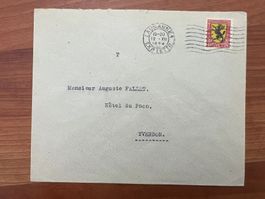 AK  1924 PJ J31  auf Brief        (G2250)