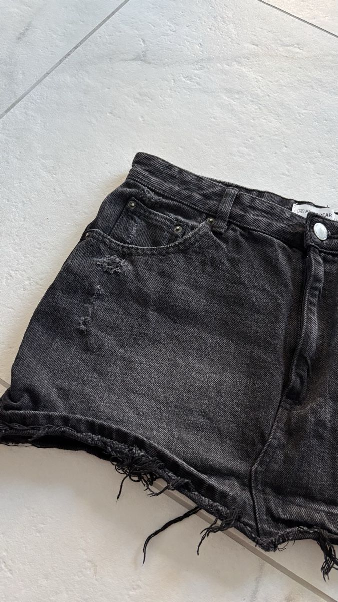 Bershka Gonne: Pull&Bear Jeansrock schwarz 38 – Usato da Seengen venduto da sa_land 3