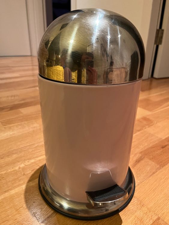 2 Kleine Mülleimer Aus Kunststoff – 11 Liter, Rosa, Für Bad, Küche, Büro