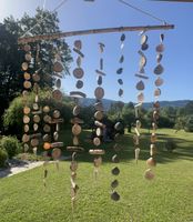 🌿 Suspension artisanale en bois flotté & coquillages 🌊