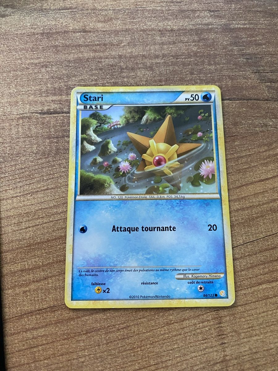 Pokémon Carte collezionabili: Carte Pokémon Stari Base 84/123 2010 – Usato da Rossemaison venduto da Carduelis