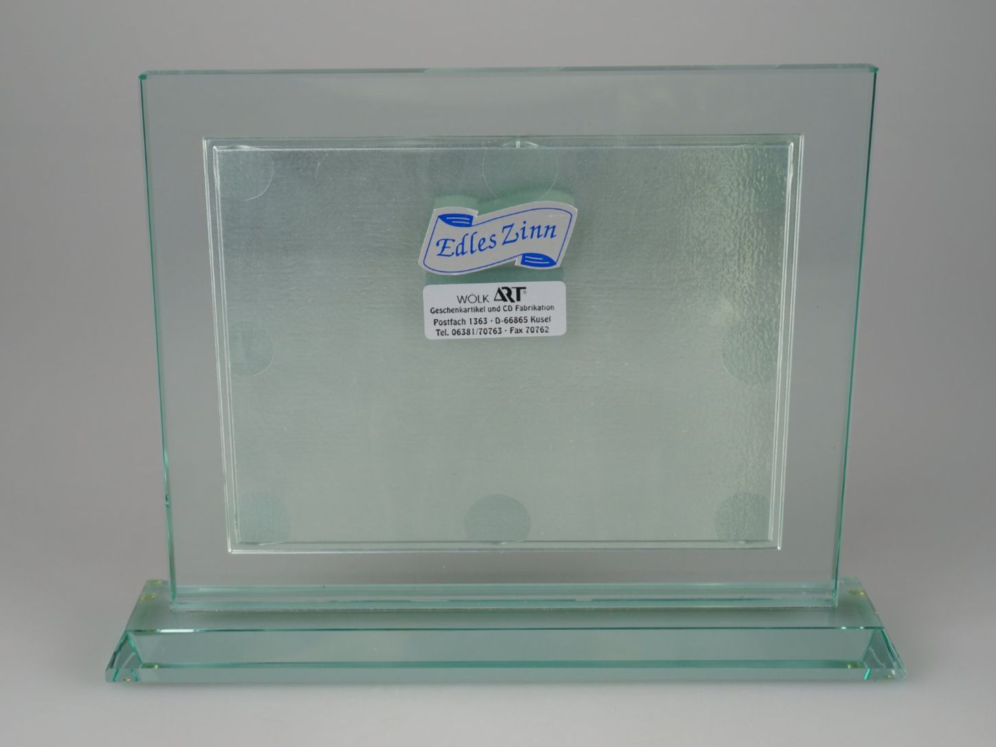 Alle Dekorationen: Carlo Design Glasrahmen mit Zinn Bild – Neu (gemäss Beschreibung) aus Rüti ZH von Restwert_Rueti_ZH 2