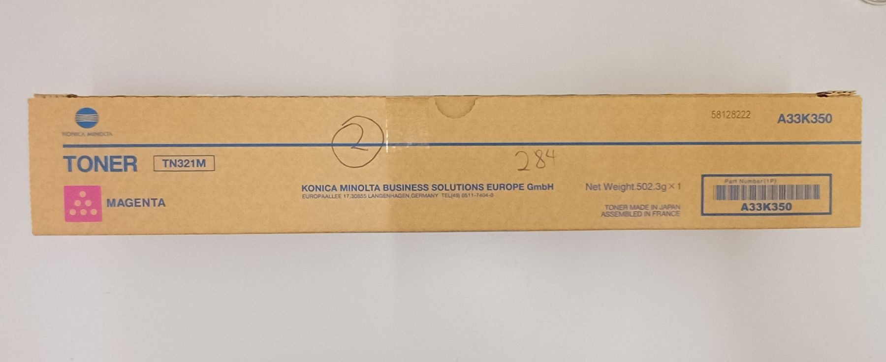 Konica Druckerpatronen & Toner: Konica Minolta A33K350 Magenta – Neu und originalverpackt aus Dino von campana2004