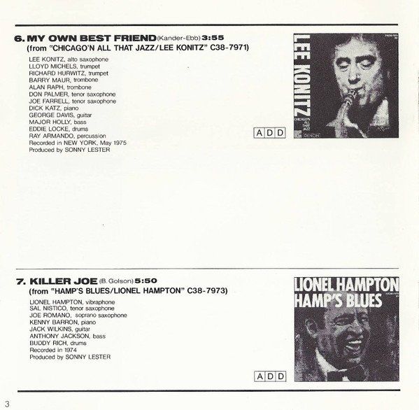 CD: DENON JAZZ SAMPLER Vol.1 Toots Thielemans Lee Konitz CD – Usato da Kandergrund venduto da Sososo 5