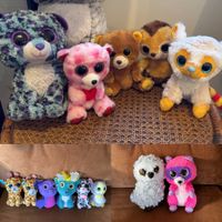 💕🐻 Lot de 7 peluches Ty Beanie Boos & Cie + 6 minis