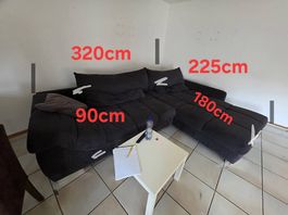 Ecksofa 320x225cm 90cm  guter Zustand
