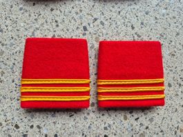 Gradabzeichen Patten Set Hauptmann Festungswachtkorps 