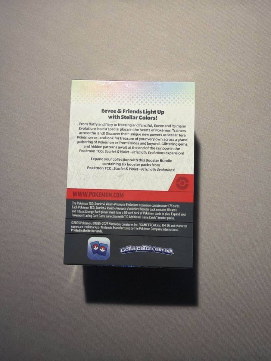 Pokémon Giocattoli: Prismatic Evolutions Booster Bundle SEALED | EN – Nuovo e nell'imballaggio originale da Volketswil venduto da Pawi0 1