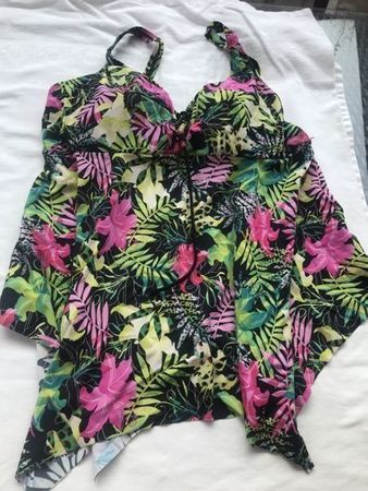 Damen Strandkleid Badekleid kurz NEU 56 Ulla Popken