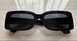 Sonnenbrille Schwarz - Rechteckig - Neu!
