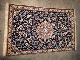 Orientteppich; Nain, echt, handgeknüpft, 84x128cm