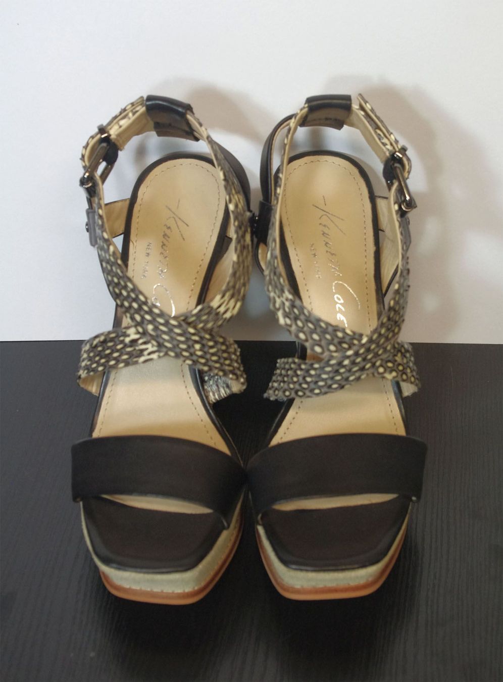Scarpe da donna: Designer Leder Wedges von Kenneth Cole – Usato da Meggen venduto da 1Class2Hand 6