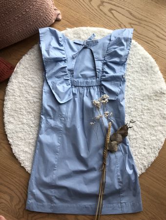 LINDEX Sommerkleid mit Rüschen Gr. 140 