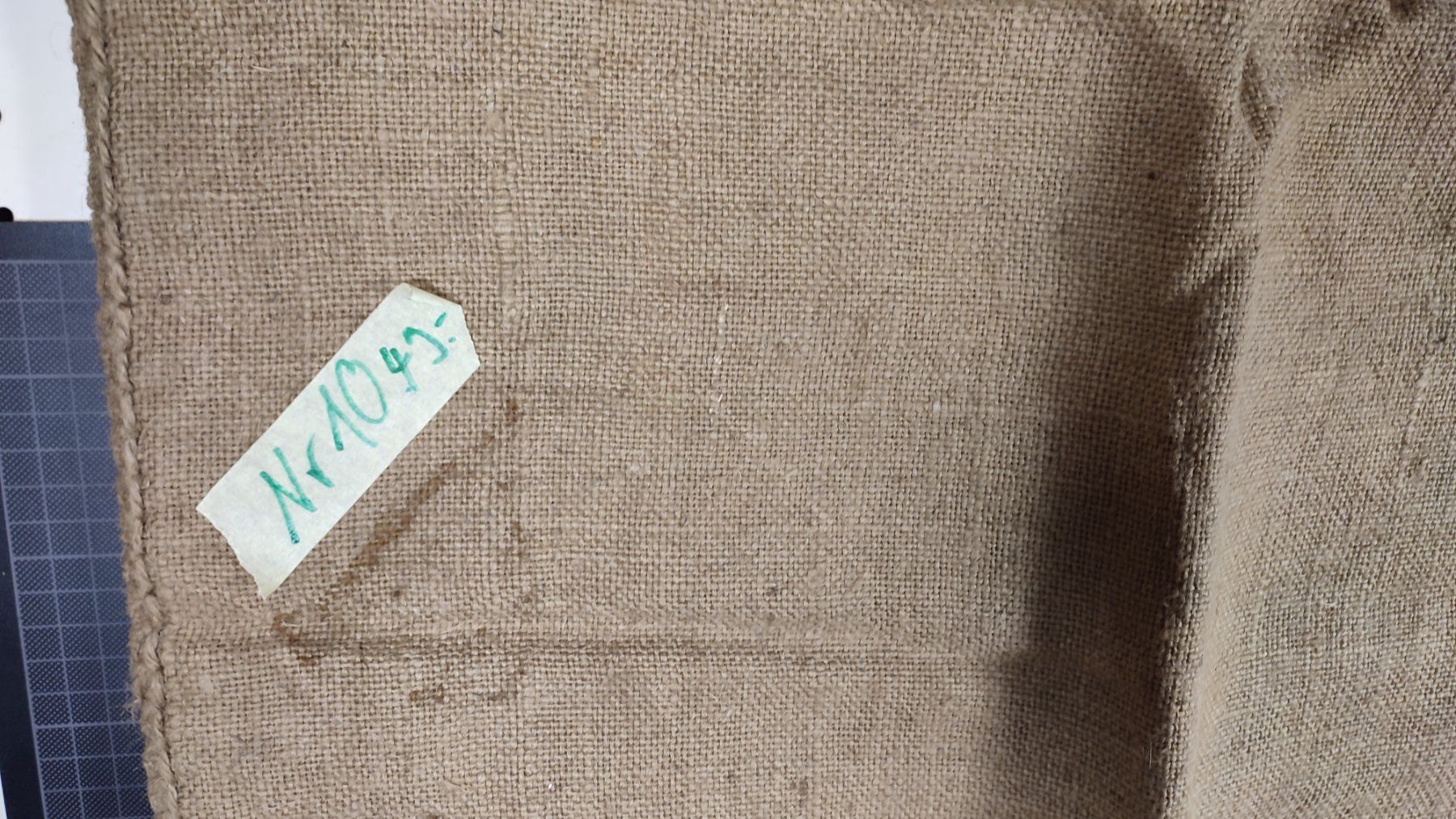 Tessuti: Wunderschöner alter Jutesack Nr 10 – Usato da Gelterkinden venduto da MYSTOREFORYOU4460 6