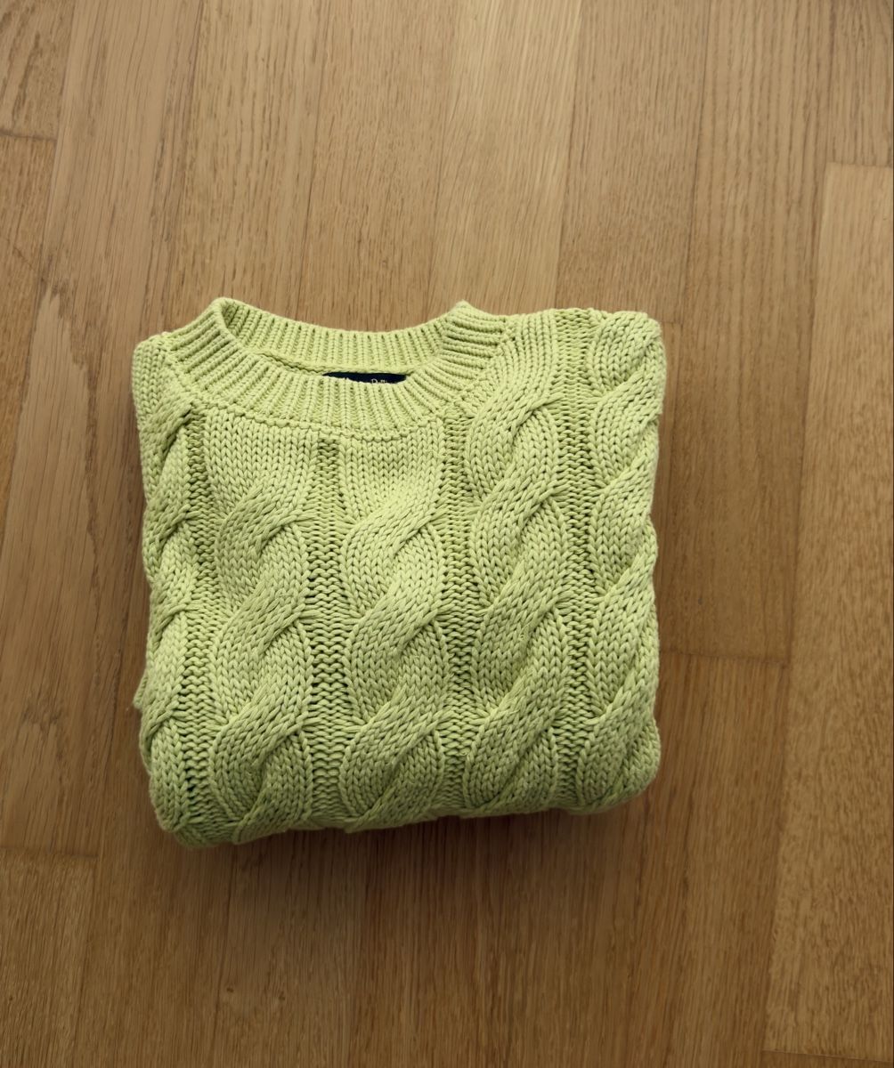 Massimo Dutti Maglioni & Felpe: Massimo Dutti Zopfmuster Pullover Hellgrün Grösse XS – Usato da Bassersdorf venduto da Bassi55 1