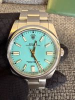 Rolex Oyster Perpetual 41mm, Custom Tiffany Zifferblatt